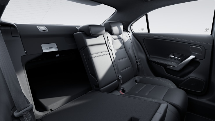 Sitzlehnen im Fond klappbar 1