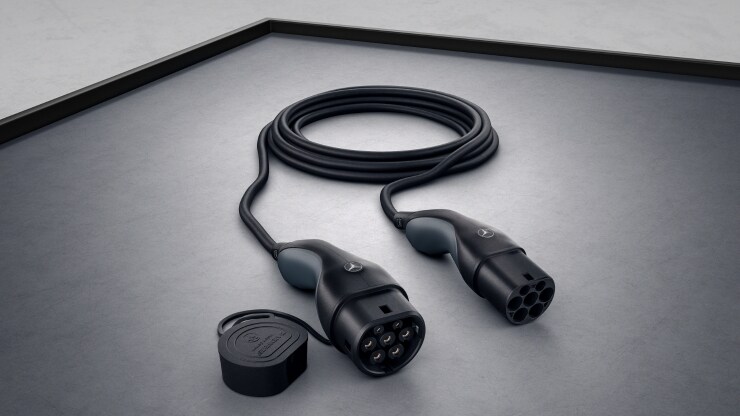 Ladekabel bis 11 kW f&uuml;r Wallbox und &ouml;ffentliche Ladestation&comma; 8m&comma; glatt Bild 1