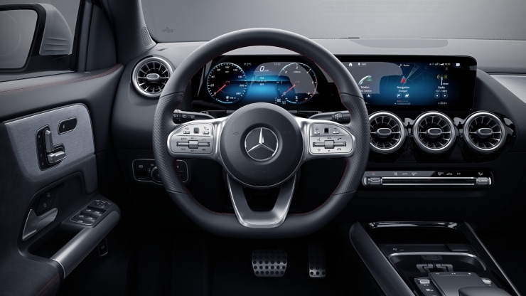 Multifunktions-Sportlenkrad in Leder Nappa Bild 1