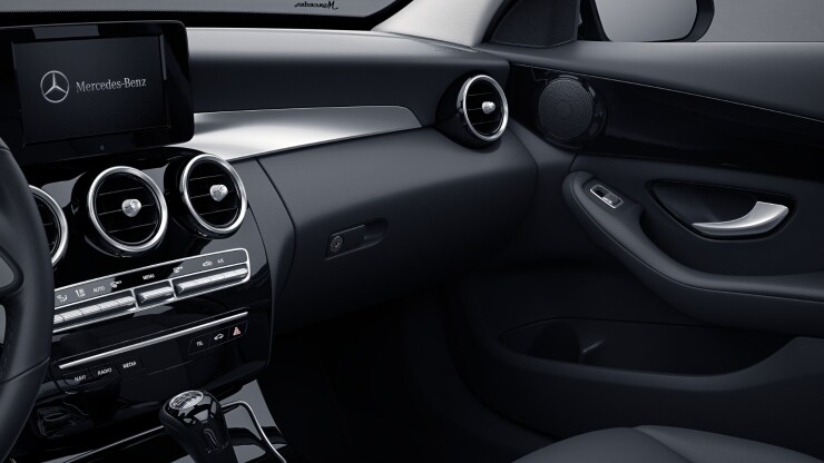 Zierelemente Klavierlackoptik in Schwarz hochglänzend 1