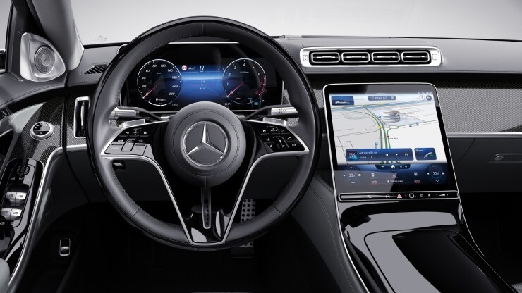 Multifunktions-Lenkrad in Holz-Leder-Ausf&uuml;hrung Bild 1