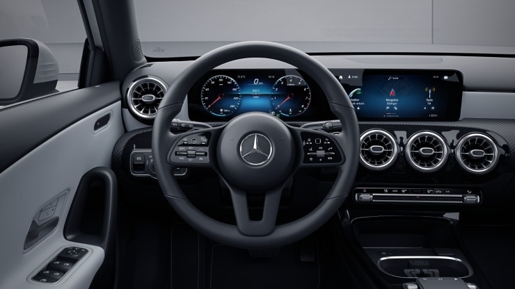 Multifunktions-Sportlenkrad in Leder Bild 1