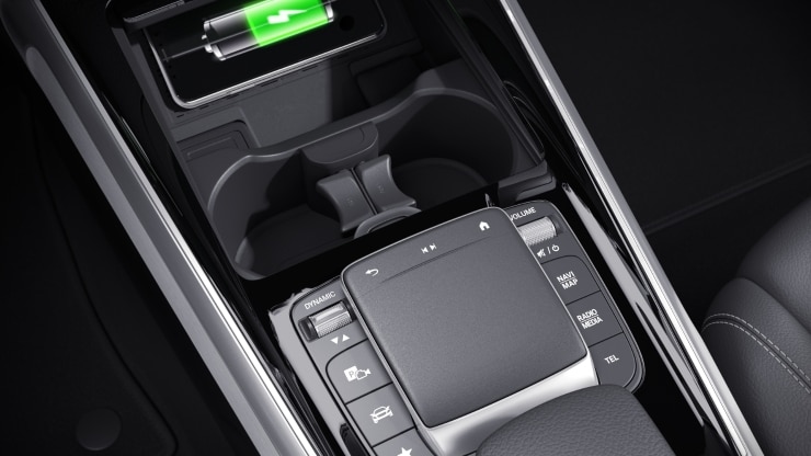 Kabelloses Ladesystem für mobile Endgeräte vorn 1