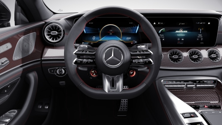 Volant Performance AMG en cuir Nappa&sol;microfibre MICROCUT Image 1