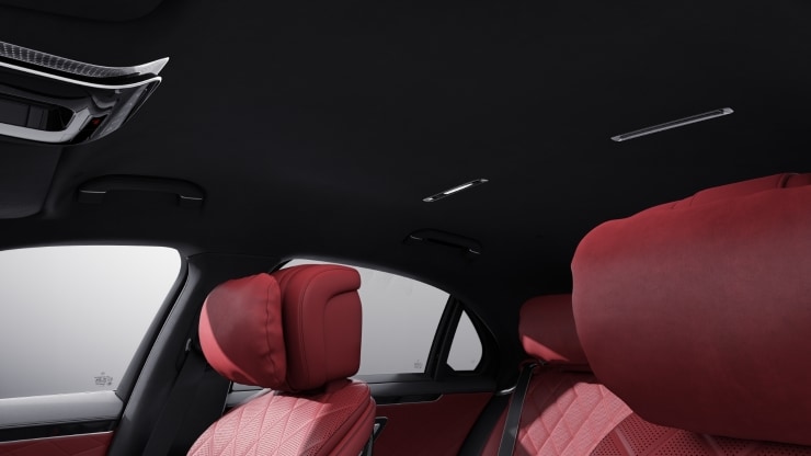 Techo interior en microfibra MICROCUT negro Imagen 1