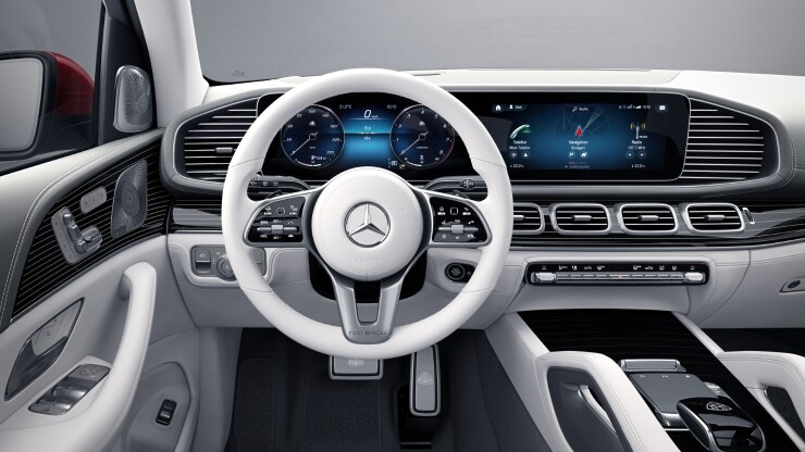 Multifunktions-Sportlenkrad in Leder Nappa 2