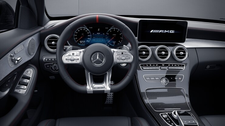AMG Performance Lenkrad in Leder Nappa 2