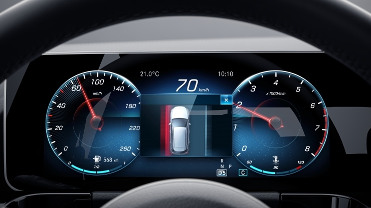 Avertisseur de franchissement de ligne actif 2