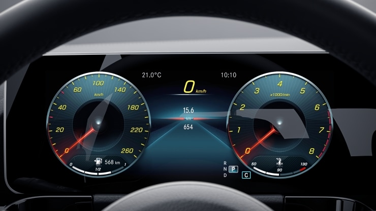 Visualizador del cuadro de instrumentos completamente digital 3