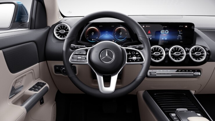 Multifunktions-Sportlenkrad in Leder Nappa Bild 1