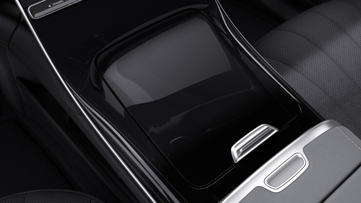 Mittelkonsole in Schwarz hochglänzend 1