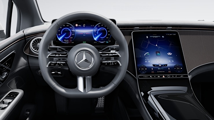 Multifunktions-Sportlenkrad in Leder Nappa Bild 1