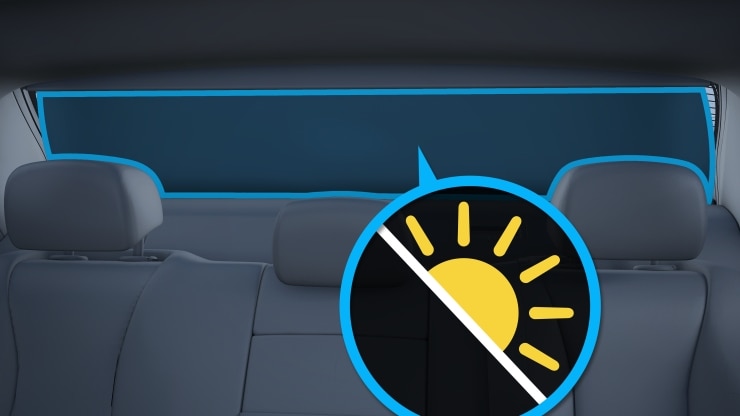 Sonnenrollo mechanisch f&uuml;r Heckscheibe Bild 1