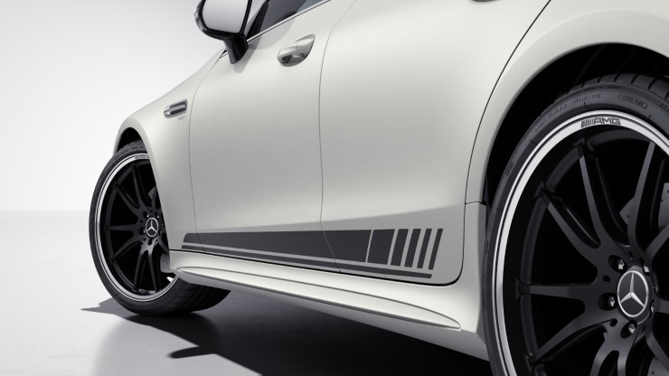 Bandes lat&eacute;rales sport AMG noires Image 1