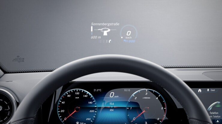 Head-up-Display Bild 1