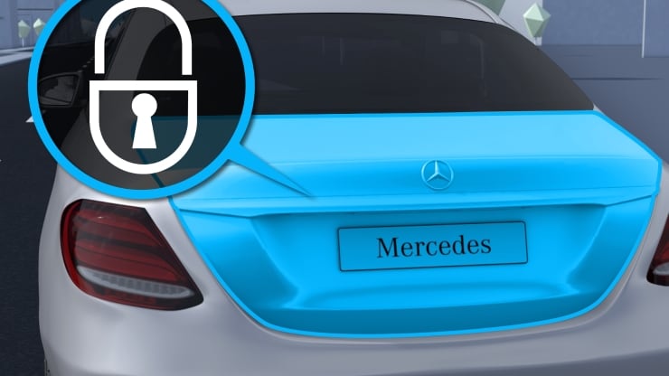 Bloqueo independiente de la tapa del maletero Imagen 1