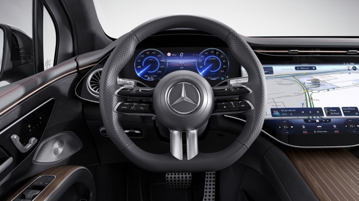 Multifunktions-Sportlenkrad in Leder Nappa 1