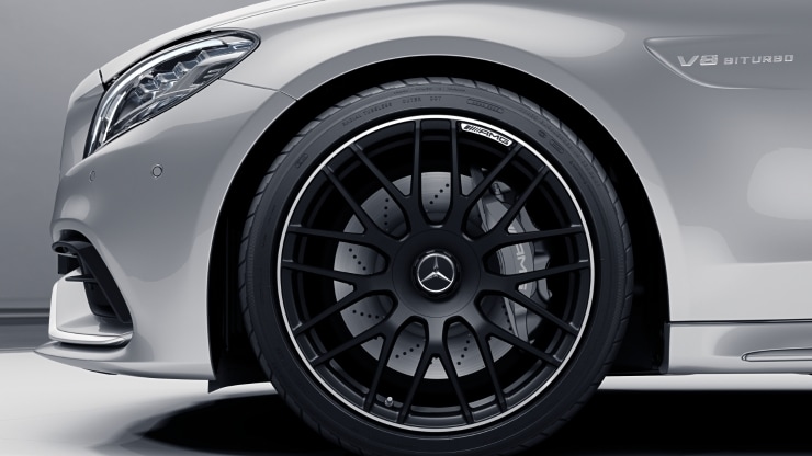 48,3 cm (19")/50,8 cm (20") AMG Schmiederäder im Kreuzspeichen-Design Bild 1