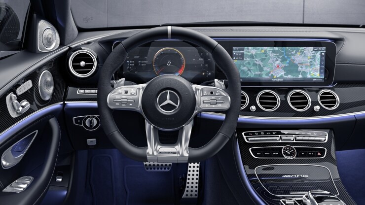 AMG Performance Lenkrad in Leder Nappa &sol; Mikrofaser MICROCUT 2