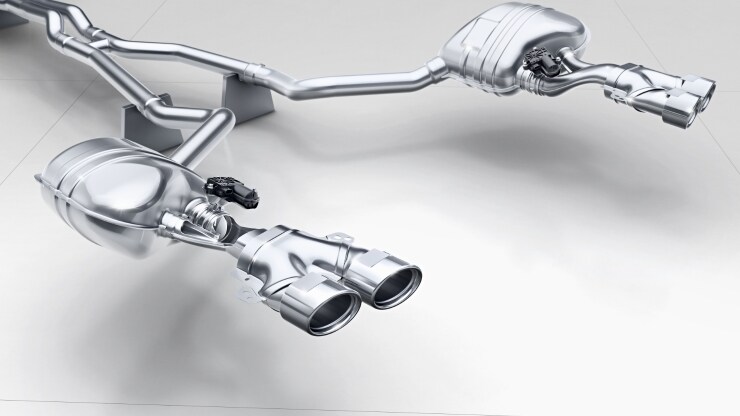 AMG Performance-Abgasanlage schaltbar 2