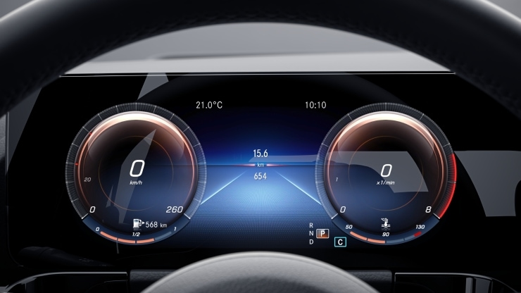 Instrumentation digitale avec &eacute;cran 10&comma;25'' 2