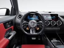 Mercedes-AMG GLA AMG digitale knapper på rat