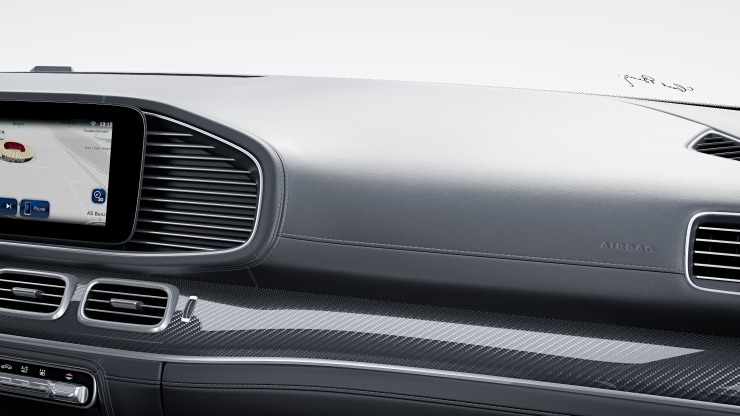 Instrumententafel und Bordkanten der T&uuml;ren in Leder Nappa Bild 1