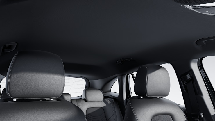 Techo interior de tela en color negro 1