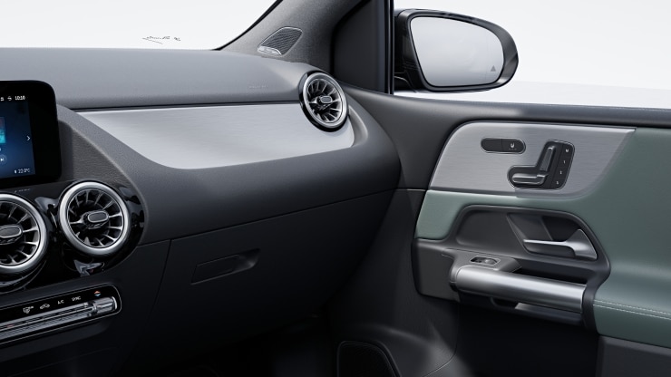 Zierelemente Aluminium mit L&auml;ngsschliff hell 1