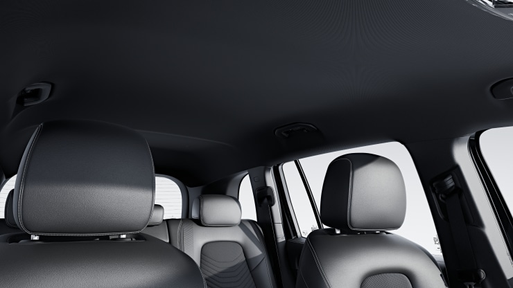 Techo interior de tela en color negro 1