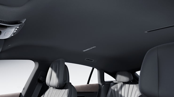 Ciel de pavillon en tissu noir 1