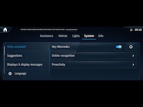 G-Class Extended MBUX functions