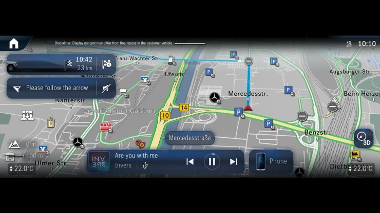 Digitales Extra&colon; MBUX Navigation Premium Bild 1