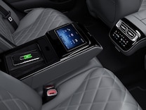 S-Class Wireless charging system for mobile devices in the rear