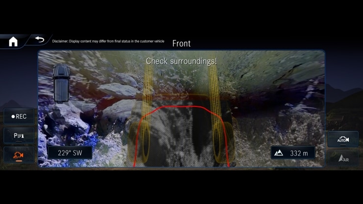 Transparente Motorhaube 1