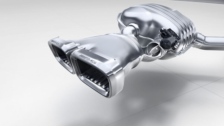 Sistema de escape AMG Performance conmutable Imagen 1