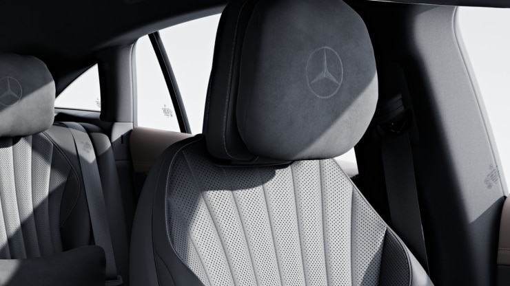 MANUFAKTUR Kopfst&uuml;tzenkissen mit gesticktem Mercedes Stern Bild 1