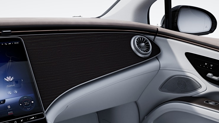 Zierelemente Holz Linde linestructure anthrazit offenporig 1