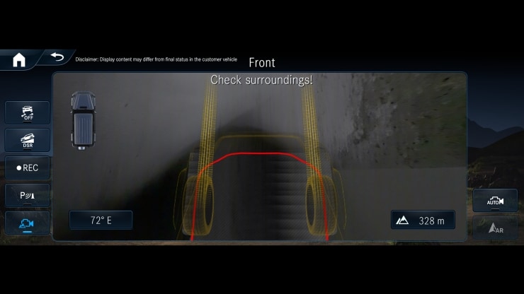 Transparente Motorhaube 1