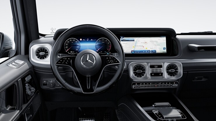 Multifunktionslenkrad in Holz-Leder-Ausf&uuml;hrung Bild 1