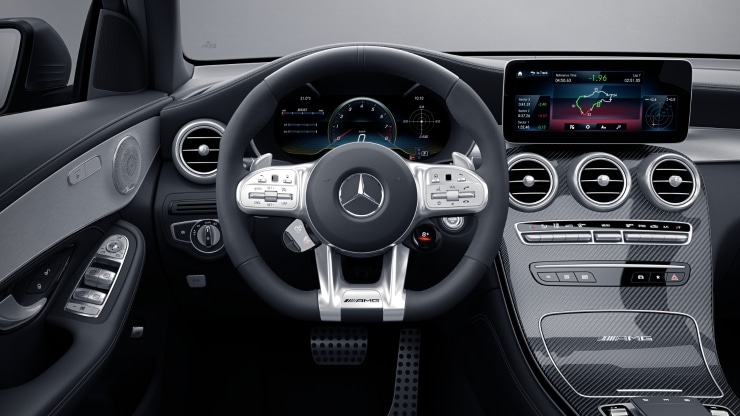 AMG Performance Lenkrad in Leder Nappa &sol; Mikrofaser MICROCUT Bild 1