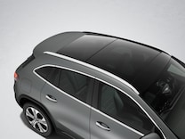 EQA Polished aluminium roof rails