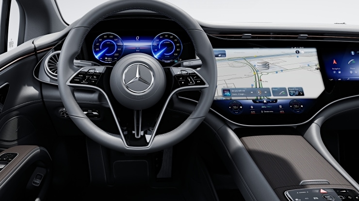 Multifunktionslenkrad in Leder Nappa Bild 1