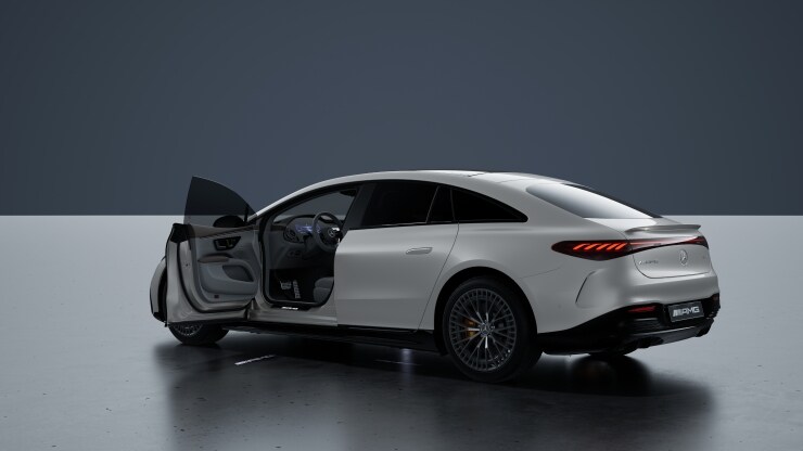 Umfeldbeleuchtung mit animierter Projektion des AMG Pattern&comma; 2-fach Bild 1