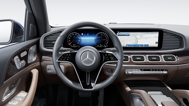 Multifunktionslenkrad in Leder Nappa Bild 1