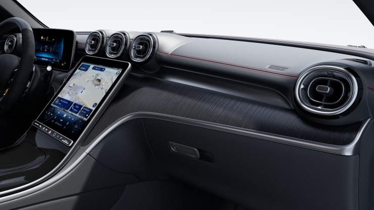 Inserts d&eacute;coratifs en tilleul linestructure anthracite &agrave; pores ouverts 2