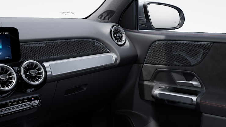 Zierelemente Carbonstruktur 1