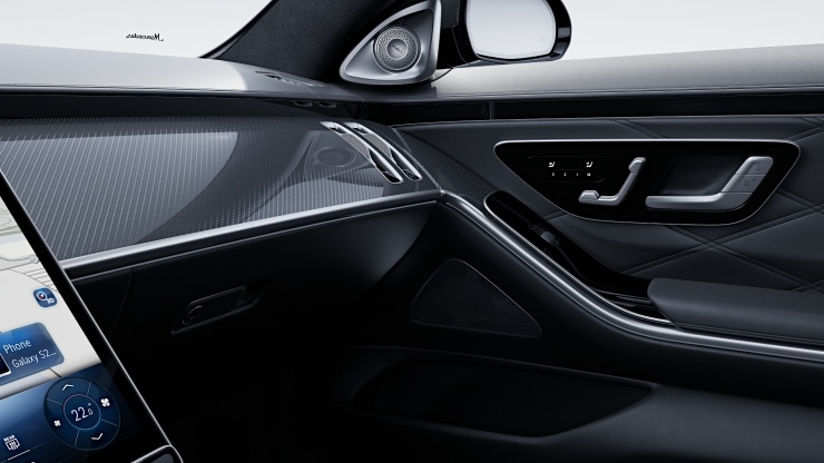 AMG Zierelemente Carbon &sol; Klavierlack schwarz 1