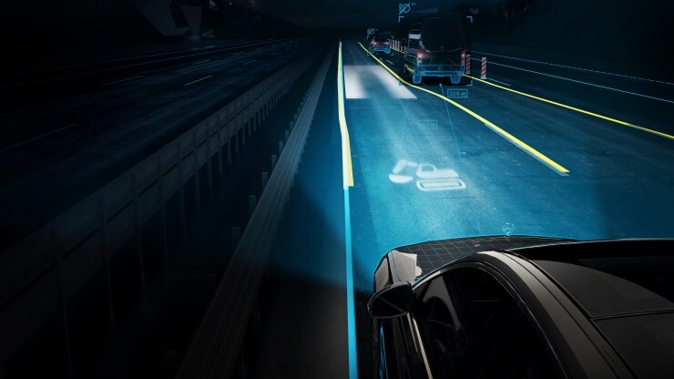 Fonctions de projection pour DIGITAL LIGHT avec services connect&eacute;s 6