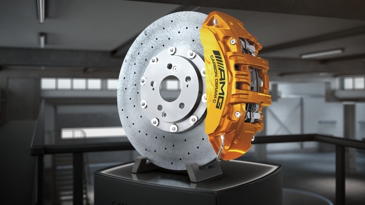 AMG Keramik Hochleistungs-Verbundbremsanlage 1